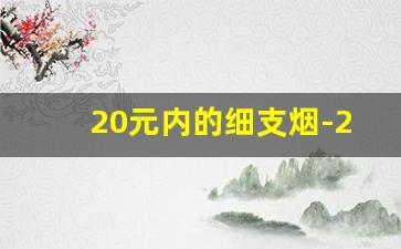 20元内的细支烟-20元左右的短支烟