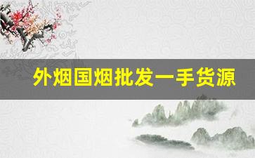 外烟国烟批发一手货源网站-一手免税烟批发