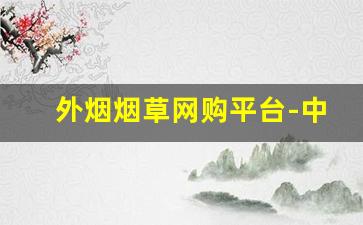 外烟烟草网购平台-中国烟草网官网怎么看烟