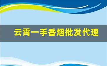 云霄一手香烟批发代理-云霄香烟实惠家庭批发