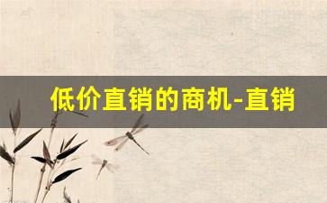 低价直销的商机-直销特价工厂